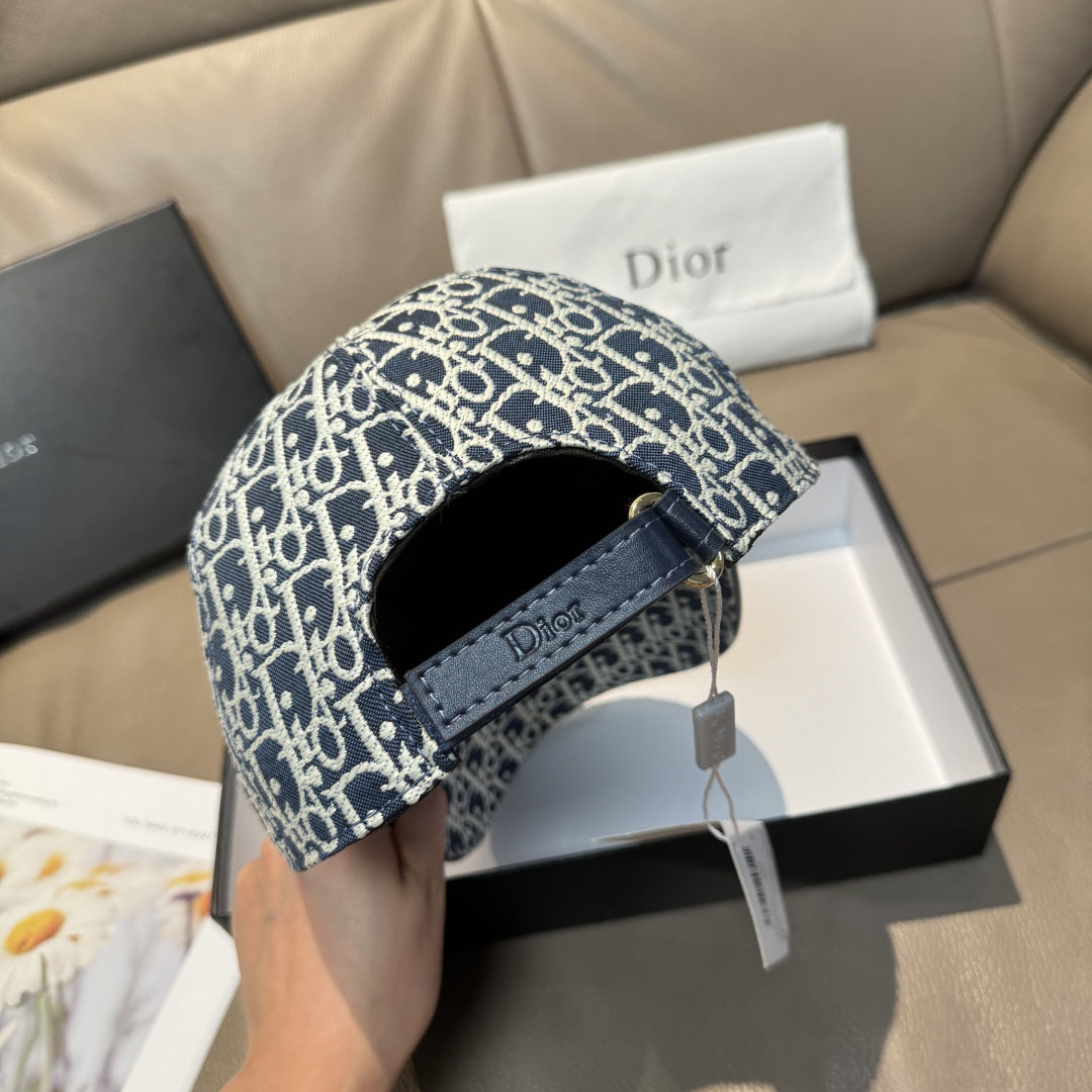 Dior Oblique D-Player Cap - DesignerGu