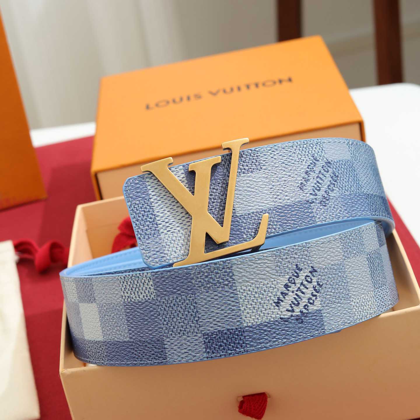Louis Vuitton LV Initiales Damoflage 40mm Reversible Belt  - DesignerGu