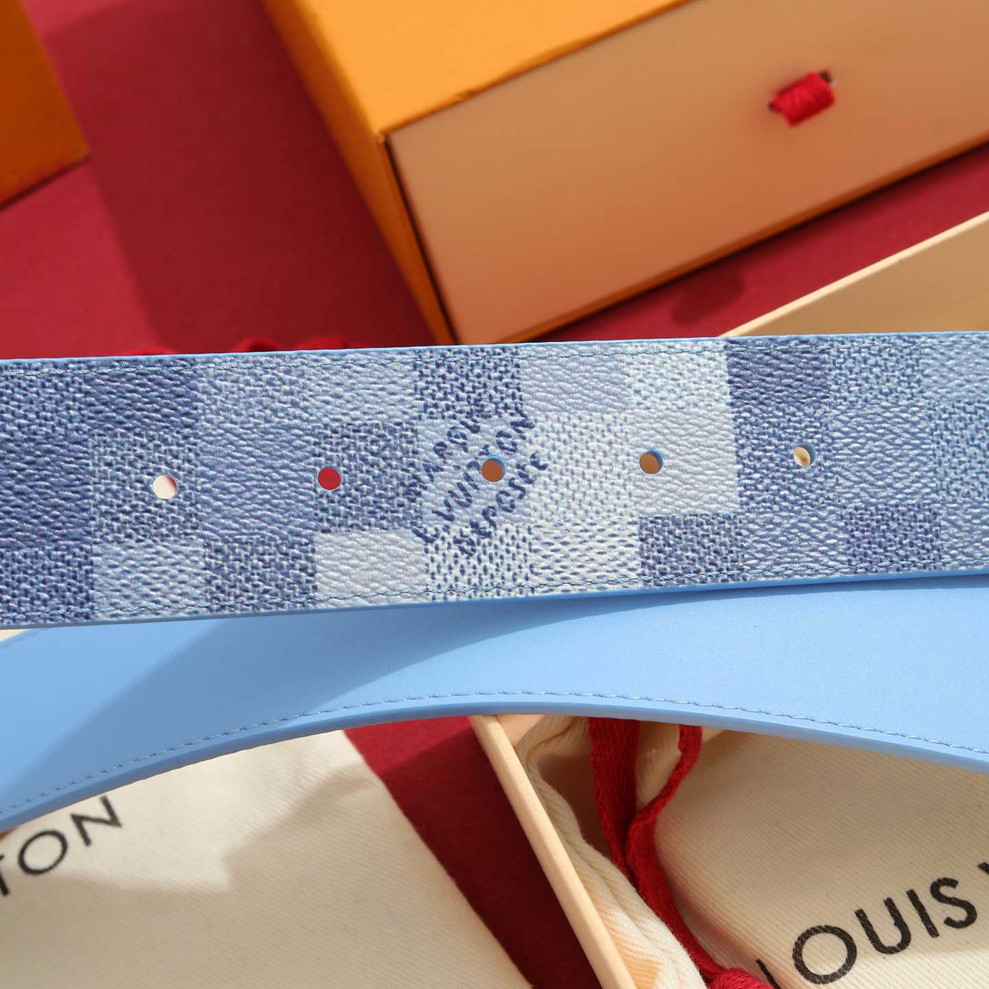 Louis Vuitton LV Initiales Damoflage 40mm Reversible Belt  - DesignerGu