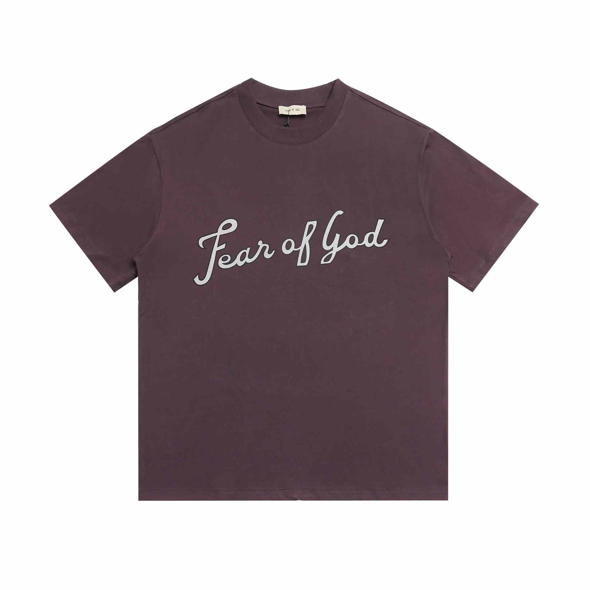 Fear Of God Logo 43 Cotton T-Shirt - DesignerGu