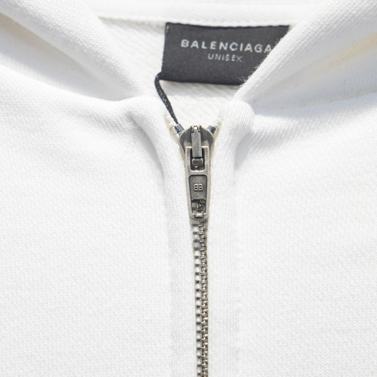 Balenciaga Soccer Paris Zip up Hoodie - DesignerGu