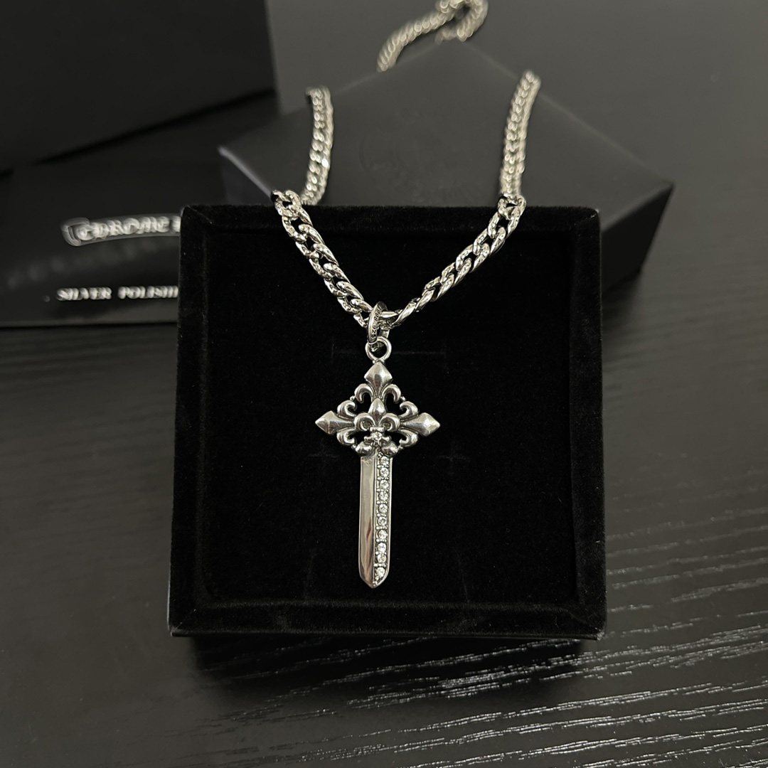 Chrome Heart Necklace   - DesignerGu