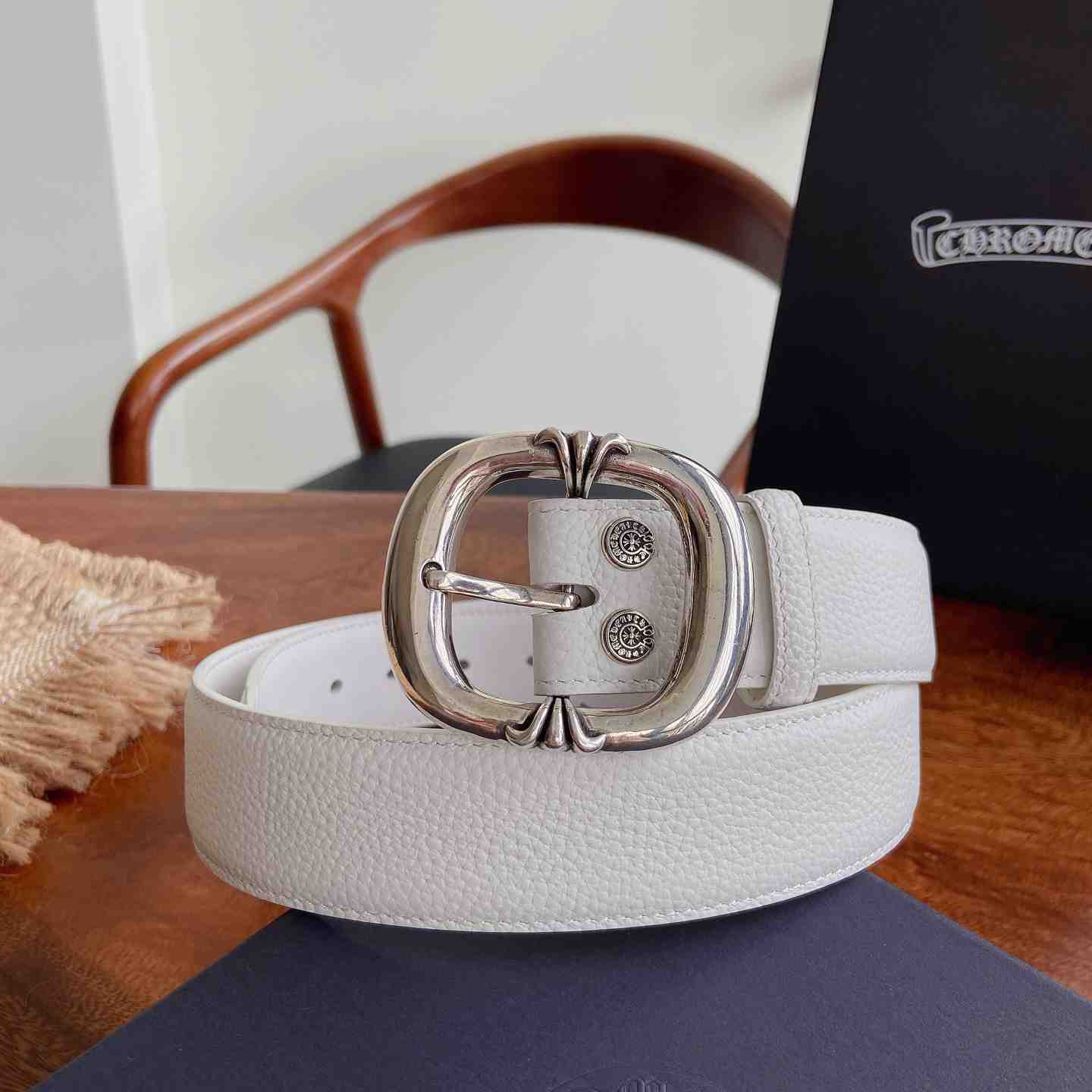 Chrome Hearts Leather Belt   - DesignerGu