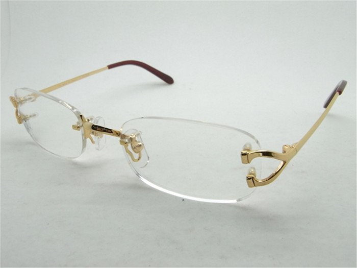 Cartier 2820829 Eyeglasses In Gold - DesignerGu