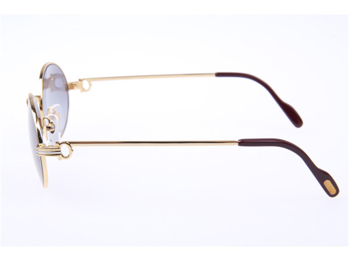 Cartier 1186334 Sunglasses In Gold - 