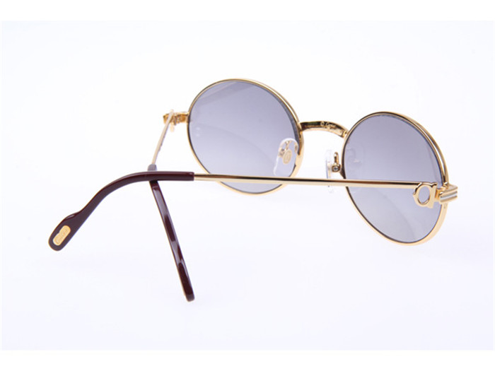 Cartier 1186334 Sunglasses In Gold - 