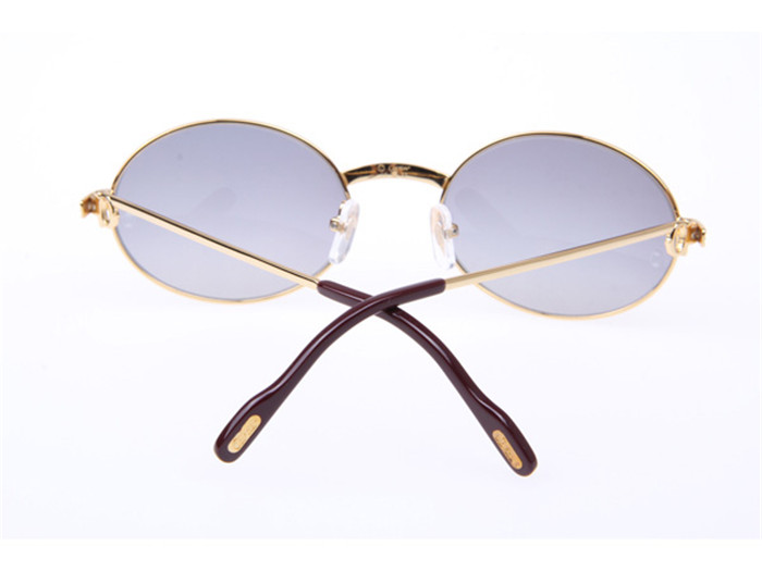 Cartier 1186334 Sunglasses In Gold - 
