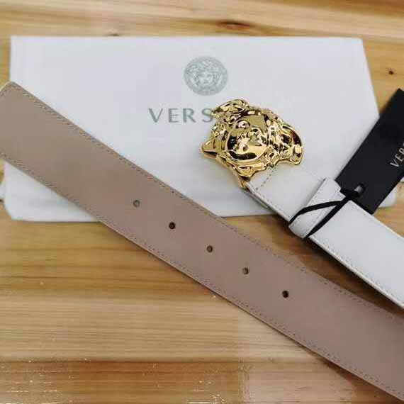 Versace Medusa Head Leather Belt - 