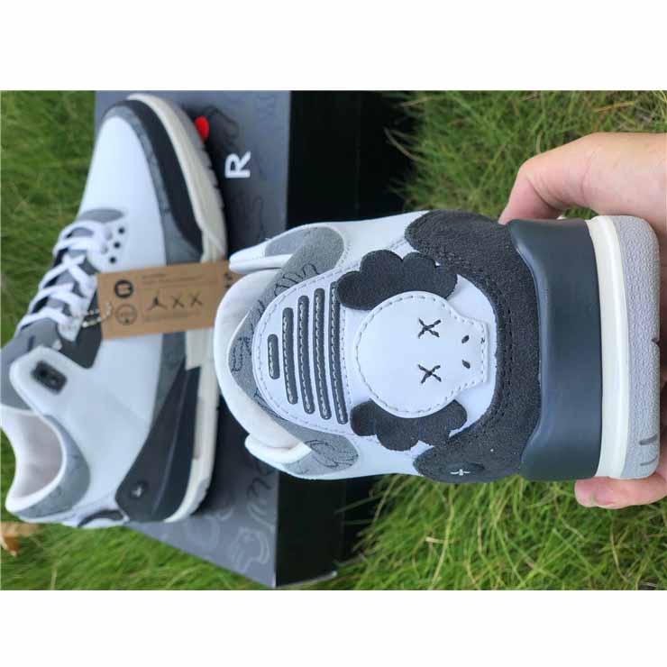 Jordan Kwas X AJ3 Fresh Water White/Light Grey Sneakers - 