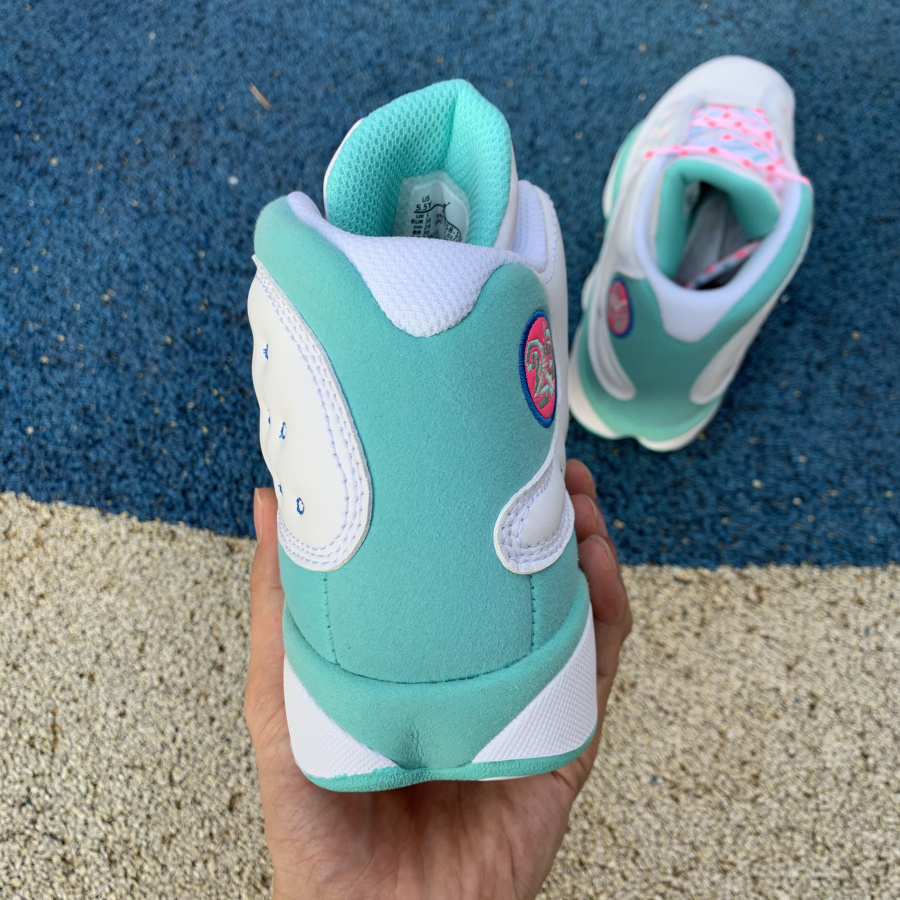 Jordan AJ13 Aurora Green 439358-100 - 