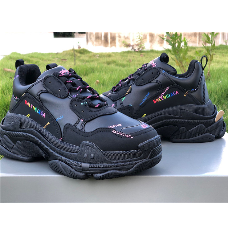 Balenciaga Allover Logo Triple S Sneaker - 