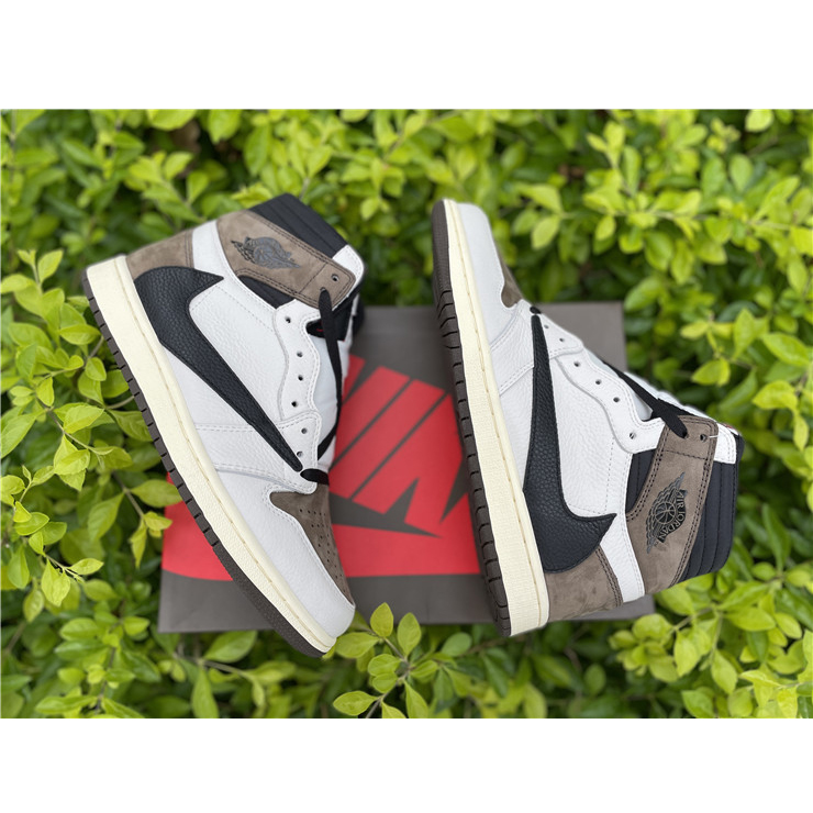 Jordan Travis Scott Air 1 Mocha CD4487-100 - 