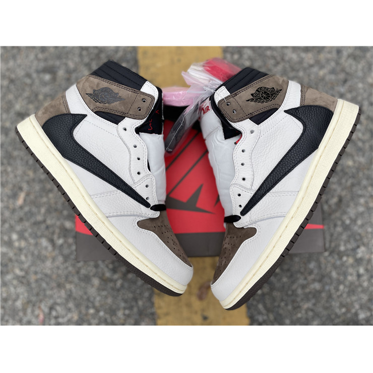 Jordan Travis Scott Air 1 Mocha CD4487-100 - 