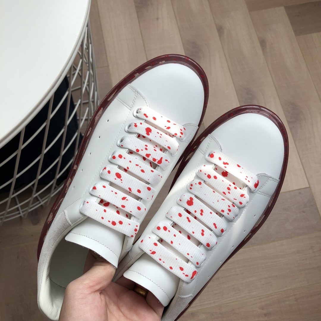 Alexander Mqueen Air Platform Leather Sneakers - 