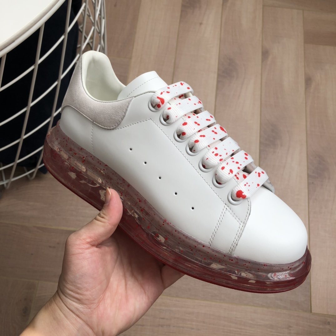 Alexander Mqueen Air Platform Leather Sneakers - 