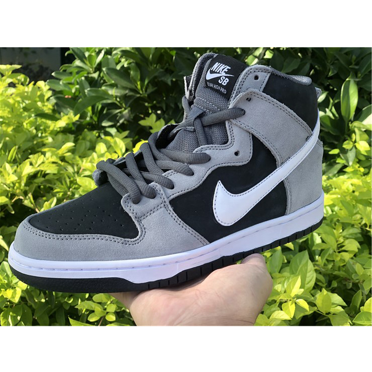 Nike SB Dunk High Pro Dark Grey Black White 854851-010 - DesignerGu