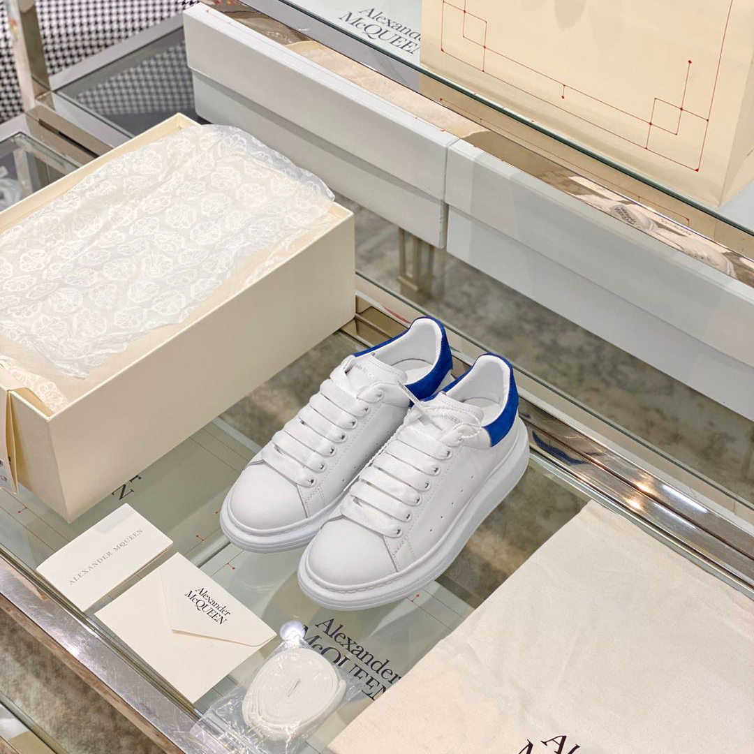 Alexander Mqueen Low-Top Air Platform Leather Sneakers    - 