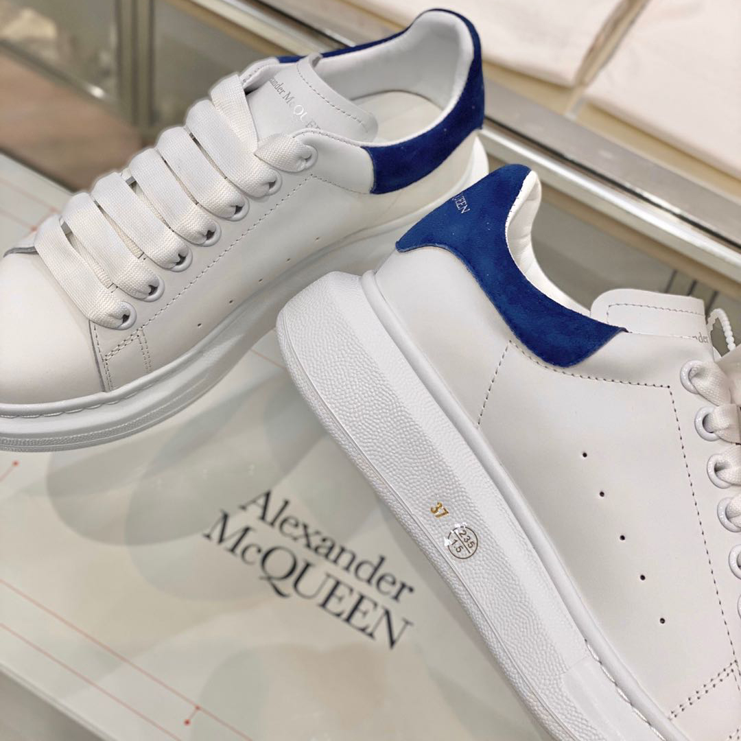 Alexander Mqueen Low-Top Air Platform Leather Sneakers    - 