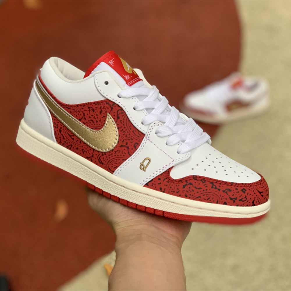 Jordan AJ1 Low SE Spades Black Jack - 