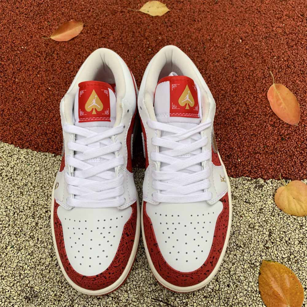 Jordan AJ1 Low SE Spades Black Jack - 
