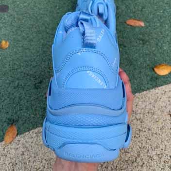 Balenciaga Men's Allover Logo Triple   Sneaker - 