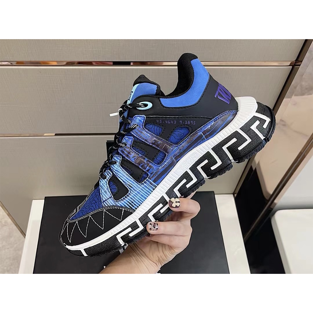 Versace Trigreca Sneakers Blue - 