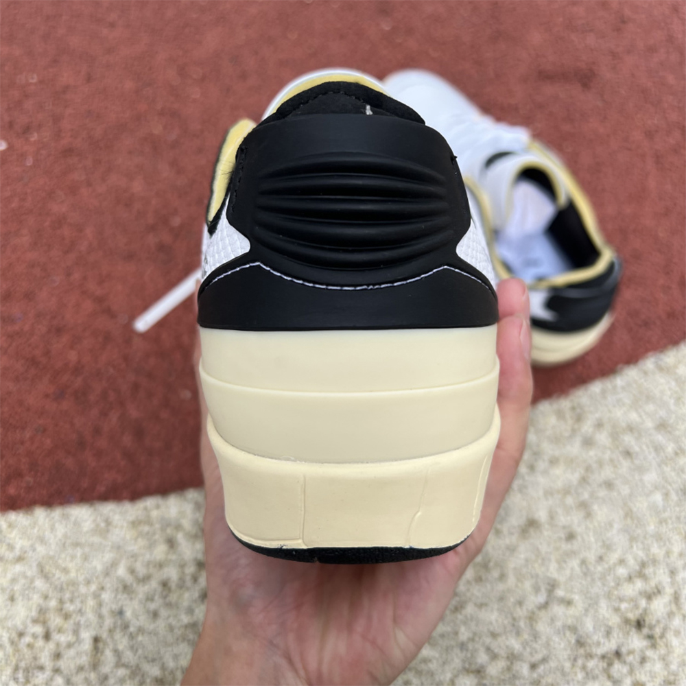 Jordan Offwhite X AJ2 Low “White/Black” Sneakers - 