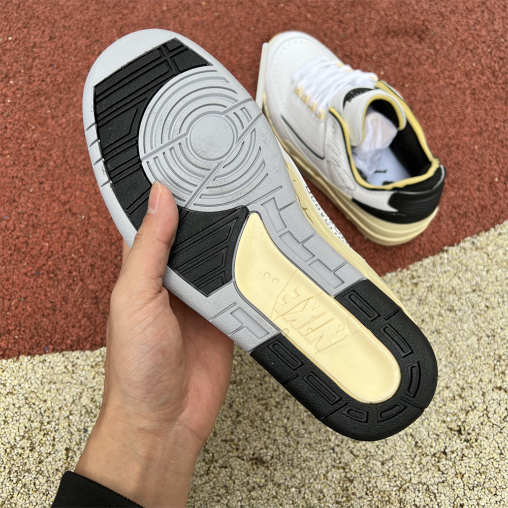 Jordan Offwhite X AJ2 Low “White/Black” Sneakers - 