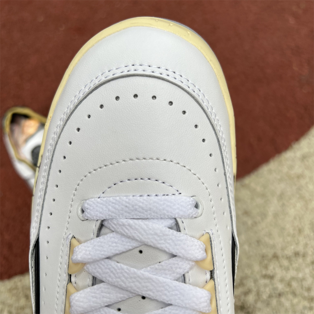 Jordan Offwhite X AJ2 Low “White/Black” Sneakers - 