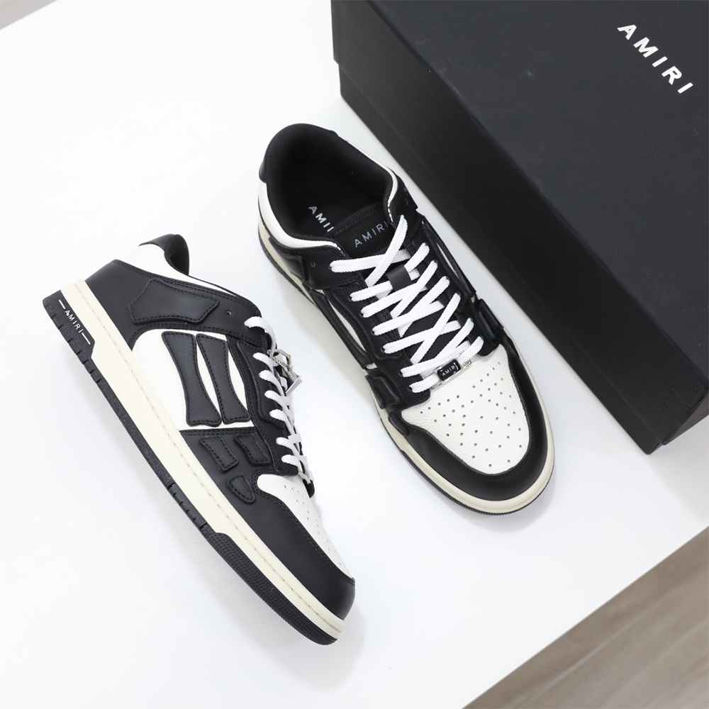 Amiri Skel-Top Low Sneaker Black/White - 