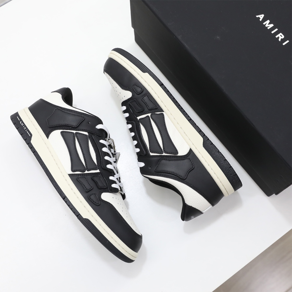 Amiri Skel-Top Low Sneaker Black/White - 