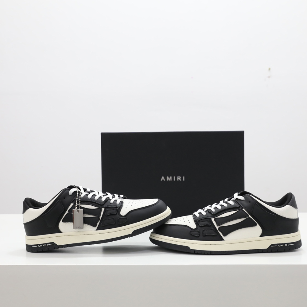 Amiri Skel-Top Low Sneaker Black/White - 