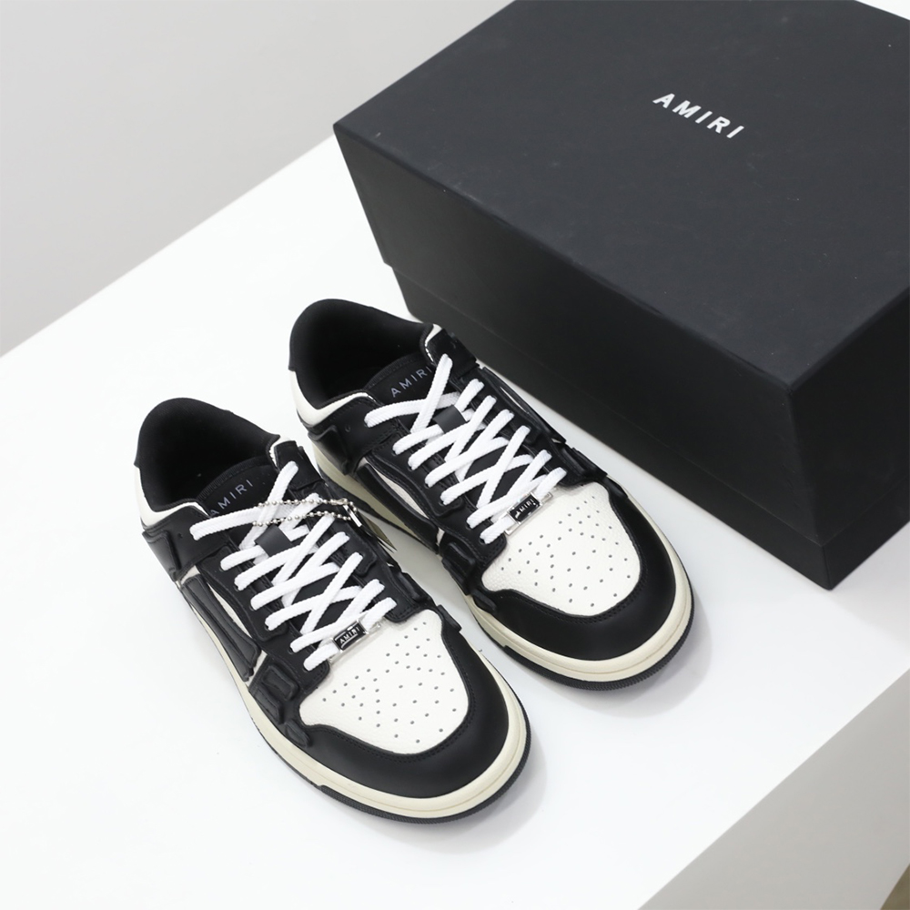 Amiri Skel-Top Low Sneaker Black/White - 