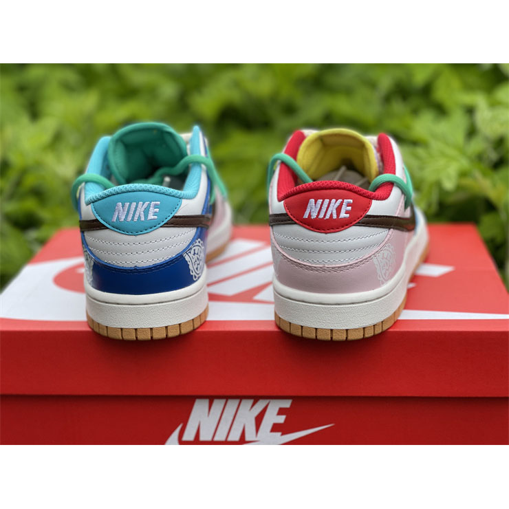 Nike Dunk Colorful Cashew Nuts Low Sneaker CZ 2496-100 - 