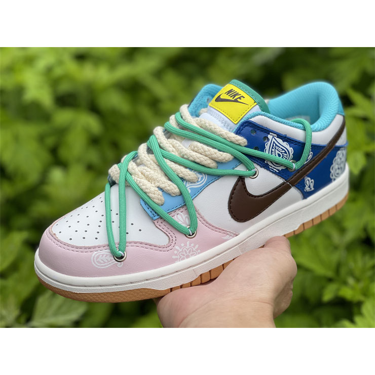 Nike Dunk Colorful Cashew Nuts Low Sneaker CZ 2496-100 - 