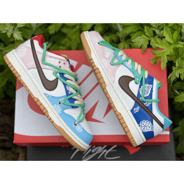 Nike Dunk Colorful Cashew Nuts Low Sneaker CZ 2496-100 - 