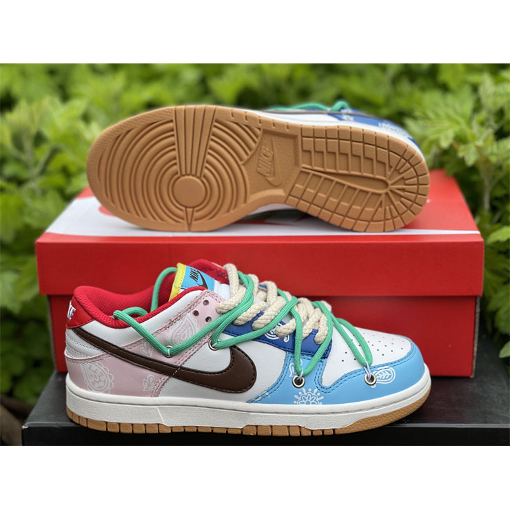 Nike Dunk Colorful Cashew Nuts Low Sneaker CZ 2496-100 - 
