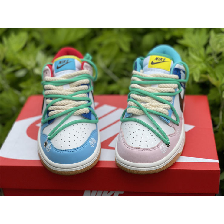 Nike Dunk Colorful Cashew Nuts Low Sneaker CZ 2496-100 - 