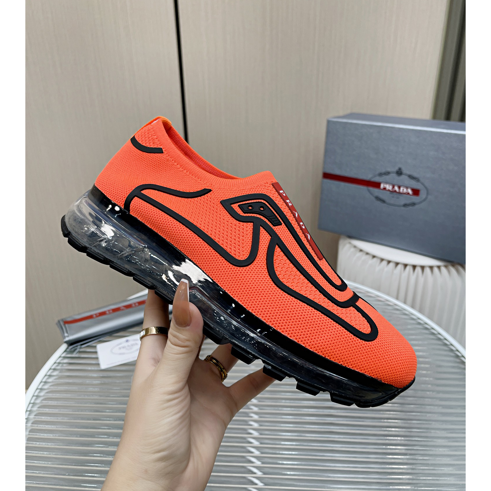 Prada Logo Sneakers  - 