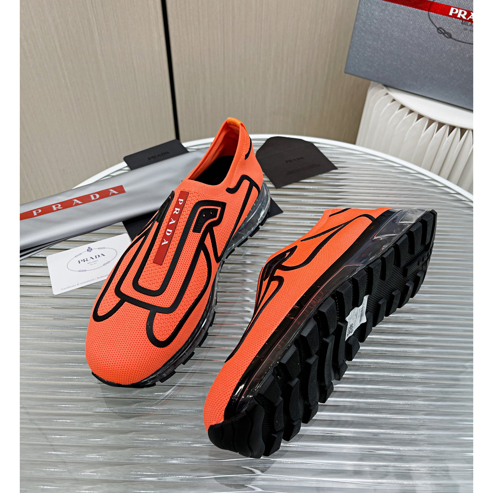 Prada Logo Sneakers  - 