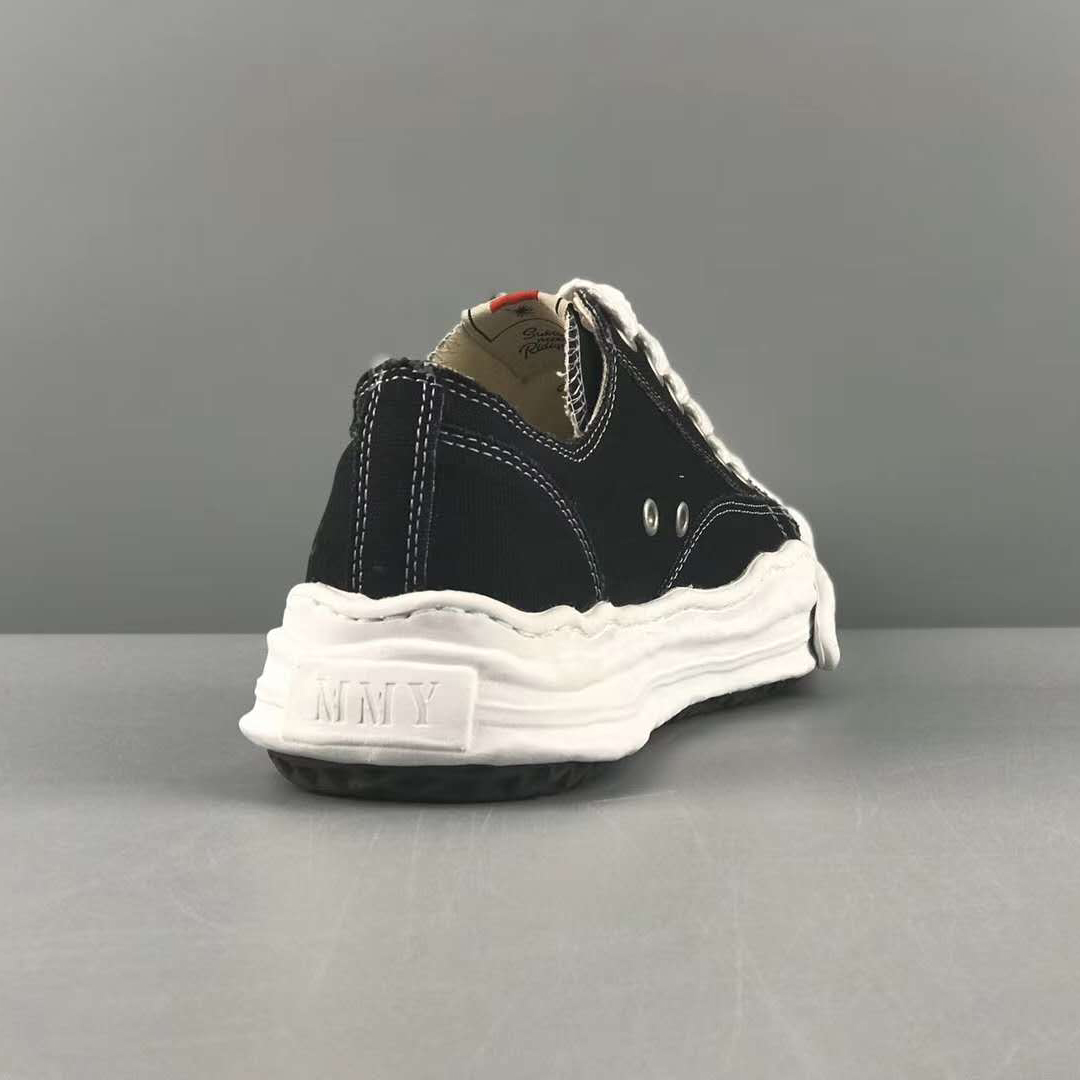 Maison Mihara Yasuhiro Original Sole Toe Cap Lowcut Canvas Sneaker - 