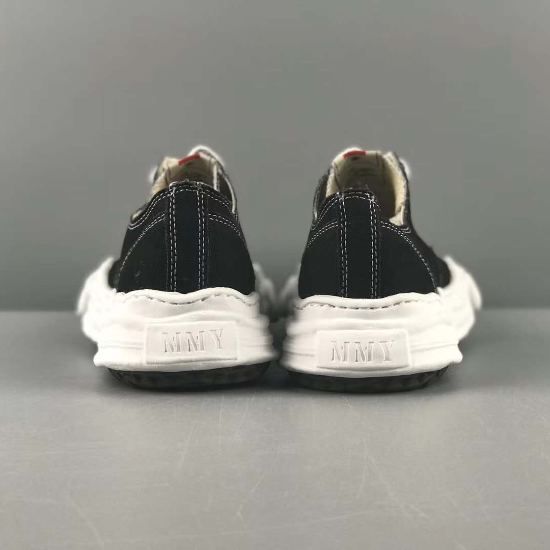 Maison Mihara Yasuhiro Original Sole Toe Cap Lowcut Canvas Sneaker - 