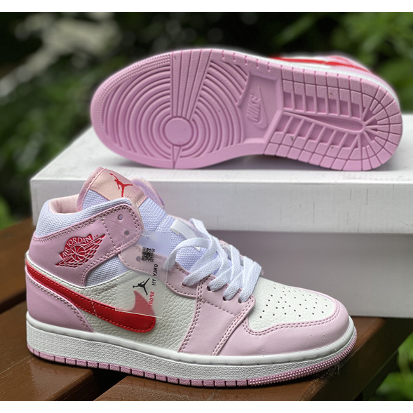 Nike Wmns Air Jordan 1 Mid"Valentine’s Day" Sneaker DR0174-500 - 