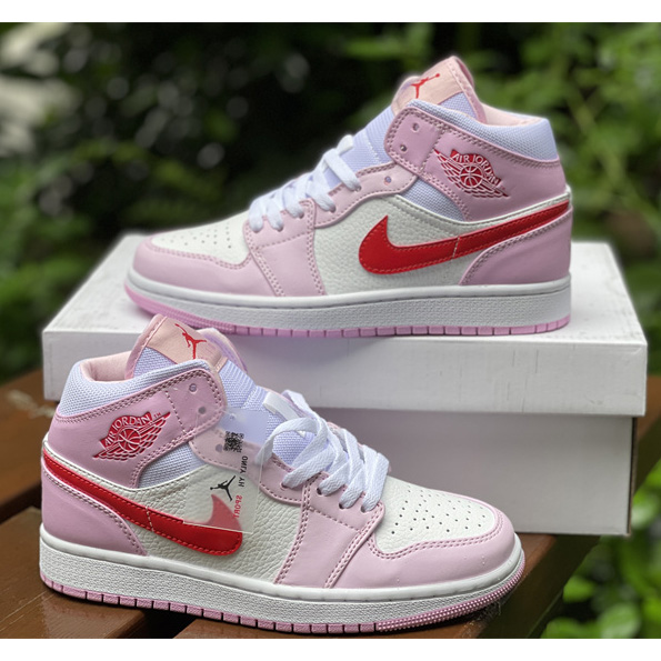 Nike Wmns Air Jordan 1 Mid"Valentine’s Day" Sneaker DR0174-500 - 