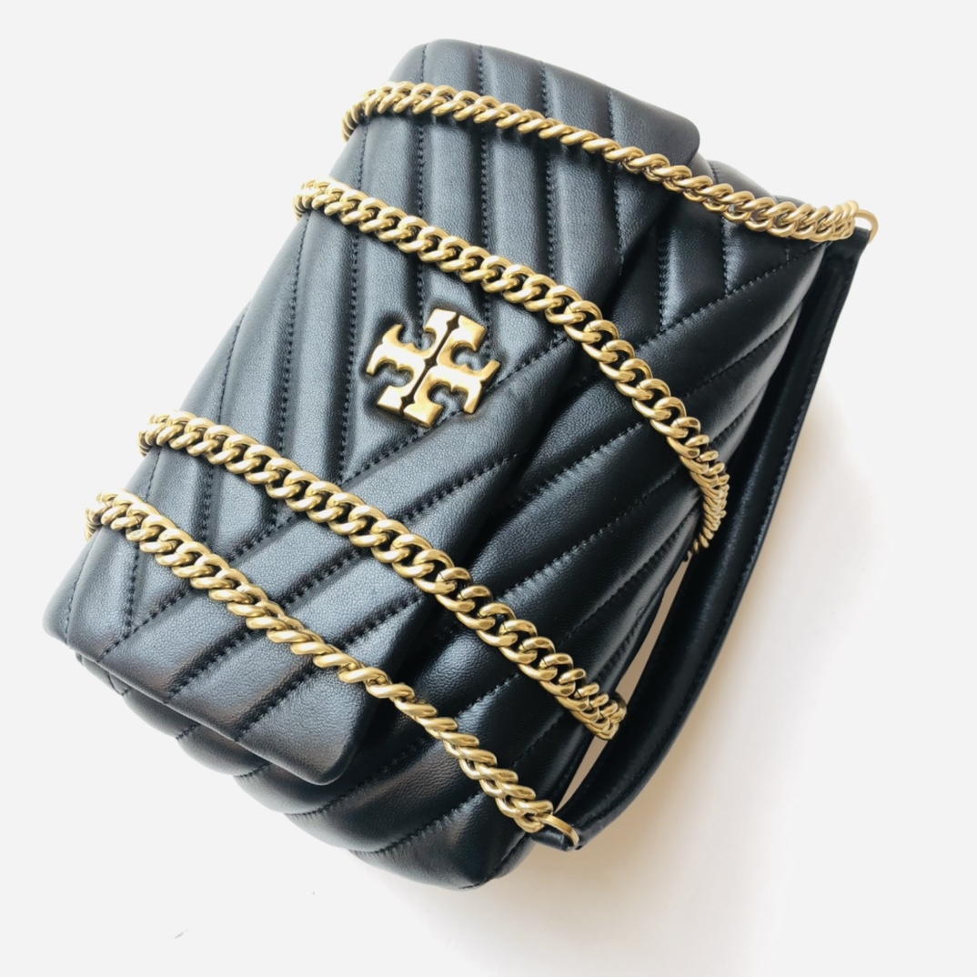 ToryBurch Kira Chevron Convertible Shoulder Bag(22.5-15-8cm)  TB316S90452 - 