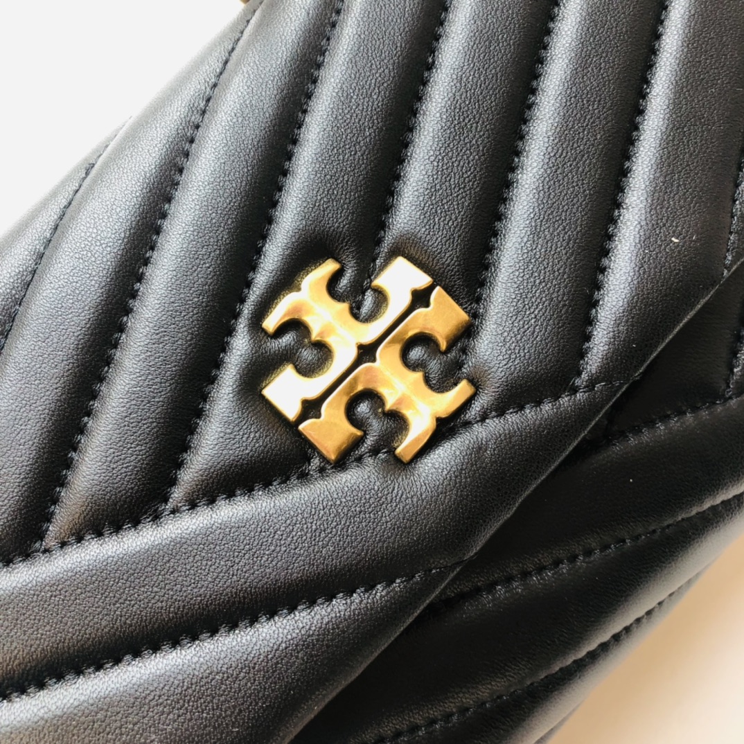 ToryBurch Kira Chevron Convertible Shoulder Bag(22.5-15-8cm)  TB316S90452 - 