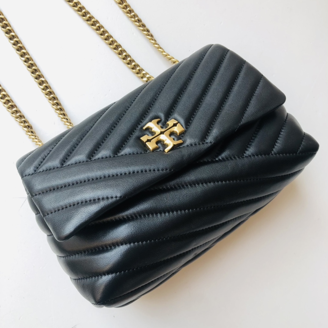 ToryBurch Kira Chevron Convertible Shoulder Bag(22.5-15-8cm)  TB316S90452 - 