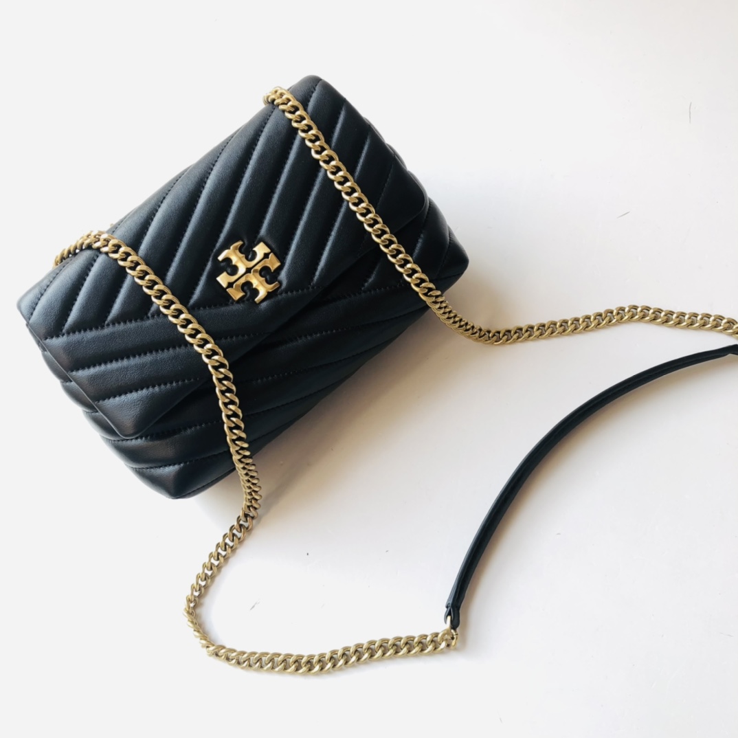 ToryBurch Kira Chevron Convertible Shoulder Bag(22.5-15-8cm)  TB316S90452 - 
