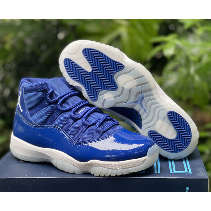 Air Jordan 11 Retro Low ''Legend Blue'' Sneaker   AT7802 115 - DesignerGu