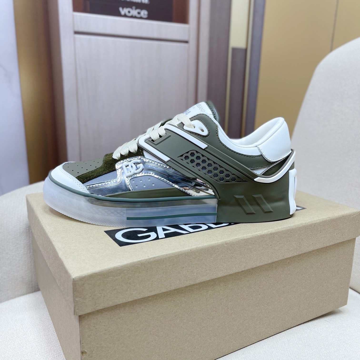 Dolce & Gabbana Calfskin Custom 2.Zero Sneakers - 